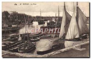 Postcard Old Fishing Boat Harbor Royan