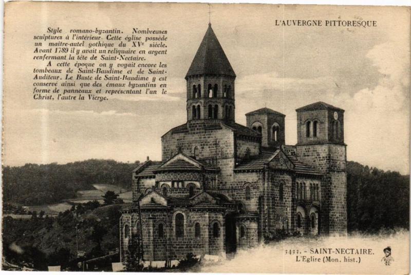 CPA L'Auvergne Pittoresque - St-NECTAIRE - L'Église (Mon.hist) (244637)