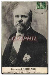 Old Postcard Raymond Poincare President of the Republic