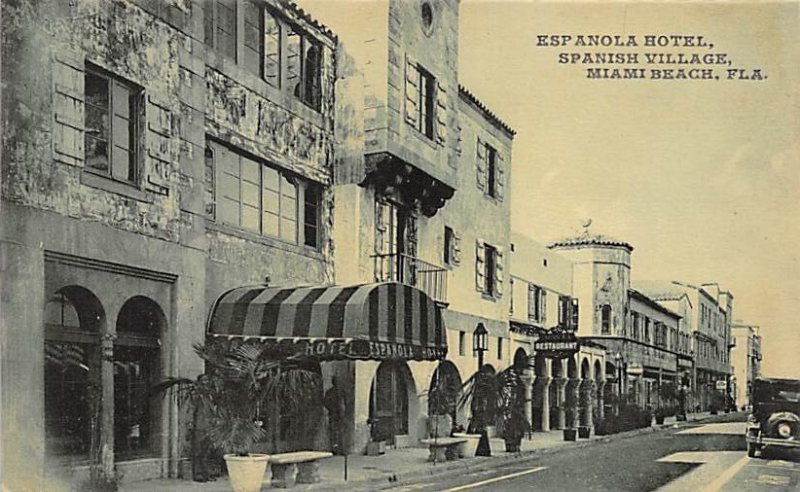 Espanola Hotel Spanish Village Miami Beach FL