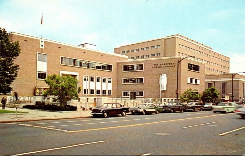 Connecticut Hartford Public Library On Main Street