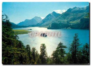 Postcard Modern Sommertag uber dern Silsersee