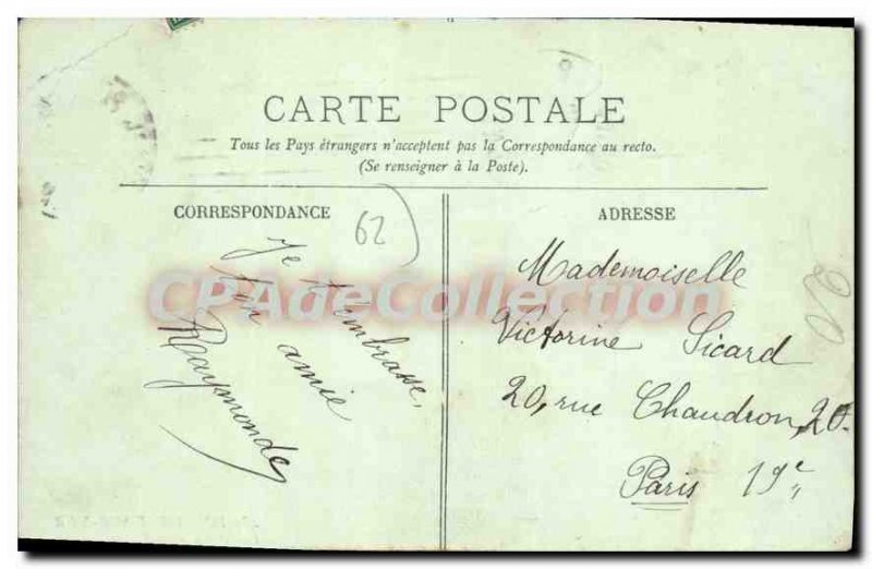 Old Postcard Boulogne Sur Mer Casino terrace