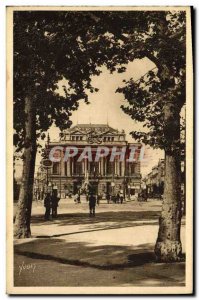 Old Postcard Montpellier The Place of Comedy and Theater