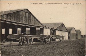 PC AVORD HANGAR ET APPAREILS ECOLE AVIATION (a27198)