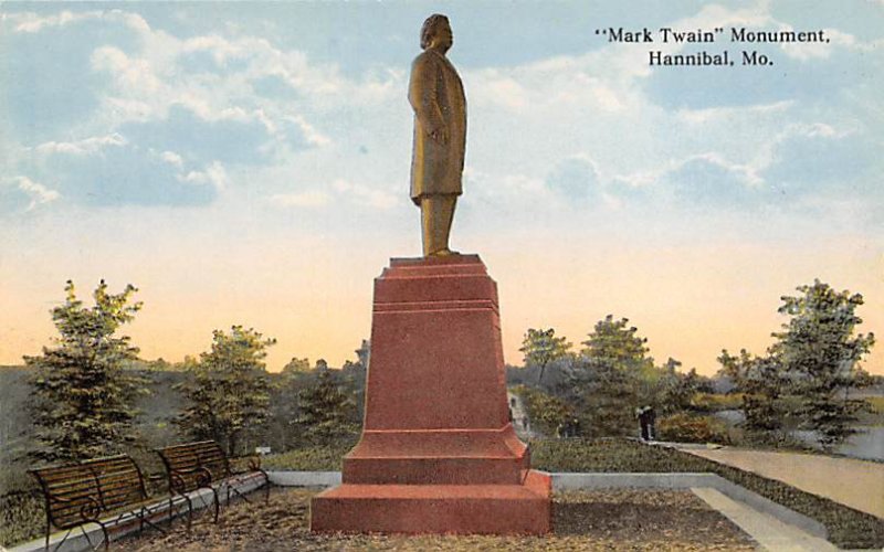 Mark Twain Monument Hannibal, Missouri USA Unused 