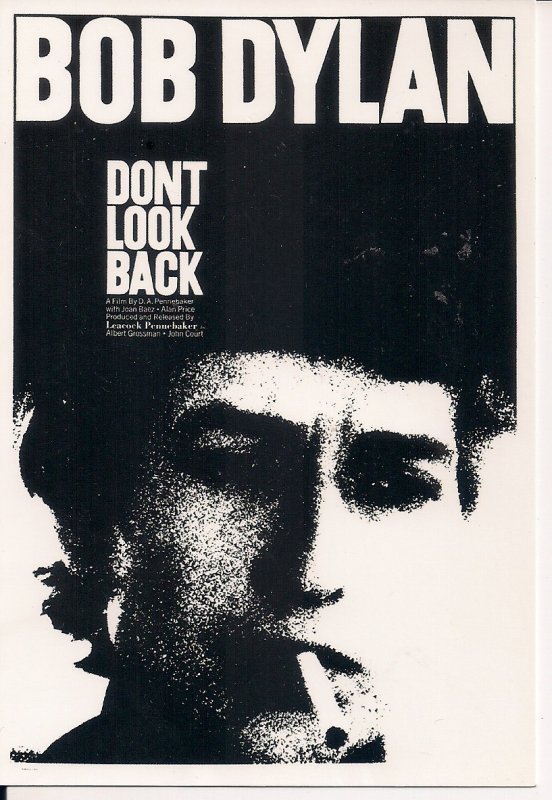 Bob Dylan, Music, Folk Rock, Don't Look Back Film Poster CONTINENTAL