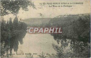 Old Postcard 14 most beautiful sites in the Correze the banks of the Dordogne