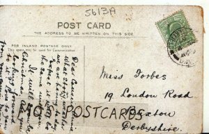 Genealogy Postcard - Forbes - 19 London Road - Buxton - Derbyshire - Ref 5613A