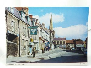 The White Swan Inn Pickering Market Place Vintage Postcard 1960s Yorkshire