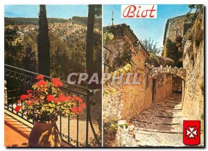 Postcard Modern Biot (A Mames) picturesque village of trading on Azurd