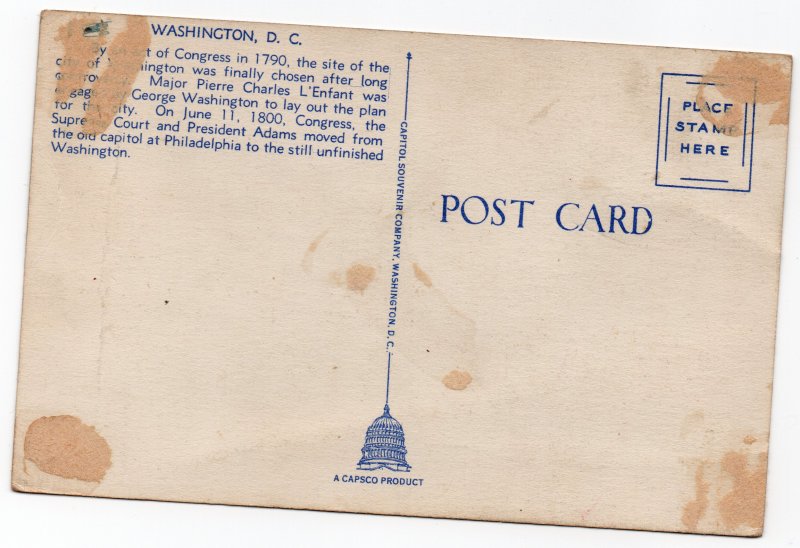 10181 BIG Letters, Greetings from Washington D.C.