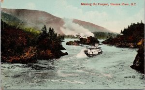 SS 'Inlander' Canyon Skeena River BC British Columbia Unused McRae Postcard H40