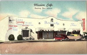 Vintage Mission Cafe, Deming, New Mexico Postcard P127 