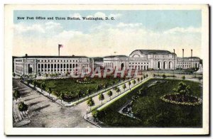 New Postcard Old Post Office And Union Station Washington D C.