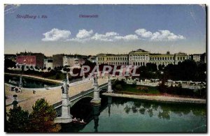 Old Postcard Strasburg Universitdt