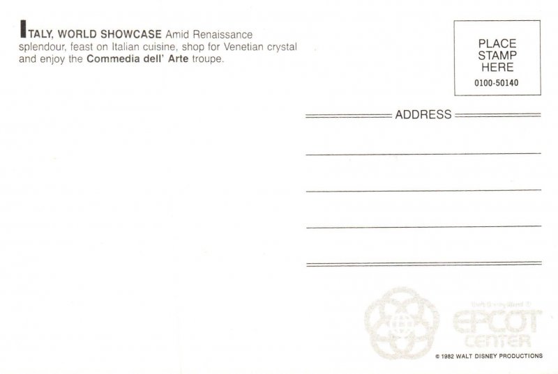 Italy World Showcase,Epcot Center,Walt Disney World