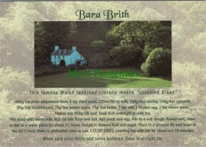 Food & Drink Postcard - Recipes - Bara Brith Recipe, Welsh Teabread  RR13920