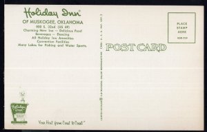 Oklahoma Holiday Inn of MUSKOGEE 800 S 32nd (US 69) ~ Chrome 1950s-1970s