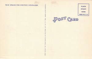 Hospital Veterans Administration Facility Togus Maine Vintage Linen Post Card