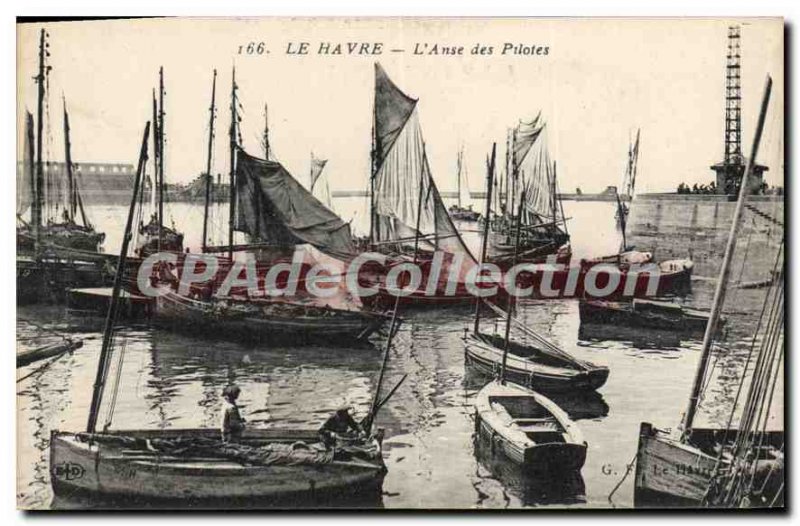 Old Postcard Le Havre Anse Des Drivers