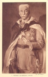 French Army general and colonial administrator Marshall Hubert Lyautey portrait 