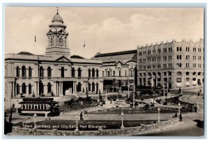 c1910 Town Gardens Port Elizabeth Gqeberha South Africa RPPC Photo Postcard