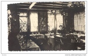 RP: Louveciennes , France , 30-40s ; Interior Restauranr - Bar LES TILLEULS