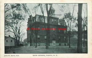 NY, Fonda, New York, High School Building, Exterior View, 1906 PM, Davis Pub