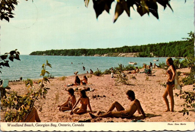 Canada Ontario Georgian Bay Woodland Beach 1979