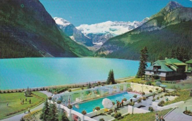 Canada Chateau Lake Louise Swimming Pool Lake Louise Alberta