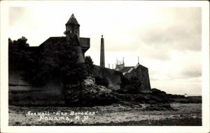 Panama Seawall Las Bovedas Real Photo Postcard