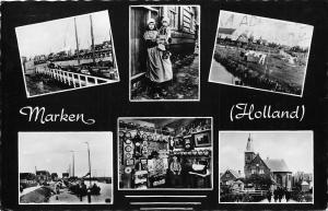 B94331 real photo types folklore costumes marken holland netherlands