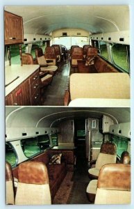 MECHANICSBURG, PA ~ Advertising ROYAL COACH TRANSPORTATION Bus Interior Postcard