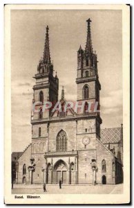 Old Postcard Basel Munster