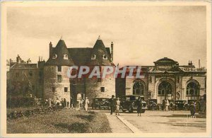 Old Postcard Dieppe Seine Inferieure The Turrets and Theater