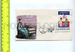 201470 PHILIPINAS 1972 year Red Cross First Day cover