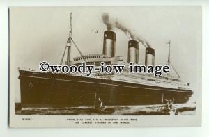 L0013 - White Star Liner - Majestic - postcard