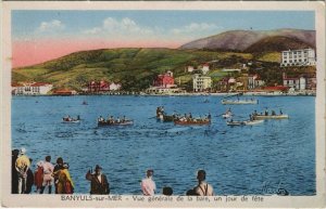 CPA BANYULS-sur-MER vue générale de la baie (144289)