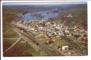 Aerial, Temagami, Ontario, Canada, Train