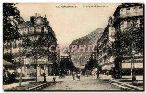 Grenoble - Le Boulevard Gambetta Old Postcard