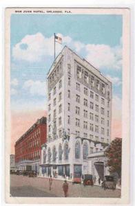 San Juan Hotel Orlando Florida 1920c postcard