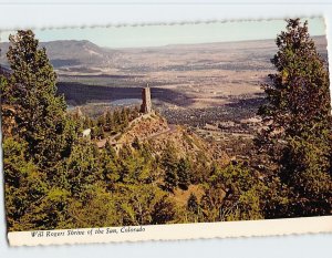 Postcard Will Rogers Shrine of the Sun, Colorado Springs, Colorado