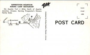 Apache Junction, Arizona - Superstition Mountain Mining Camp Restaurant - c1950