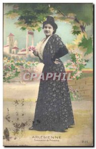 Old Postcard Arles Arlesienne Folklore Costume Remembrance provence