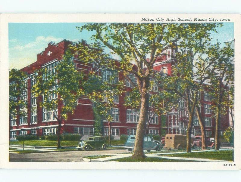 Linen HIGH SCHOOL SCENE Mason City Iowa IA E2243