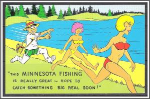 Minnesota, Humor Catch Something Big - [MN-027]