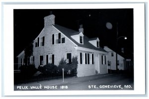 c1950's Felix Valle House Sainte Genevieve Missouri MO RPPC Photo Postcard 