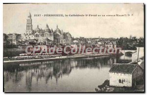 Old Postcard Perigueux La Cathedrale St Front And The Old Town