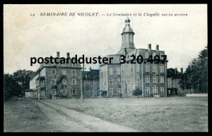 h2991 - NICOLET Quebec Postcard 1910s Le Seminaire et la Chapelle